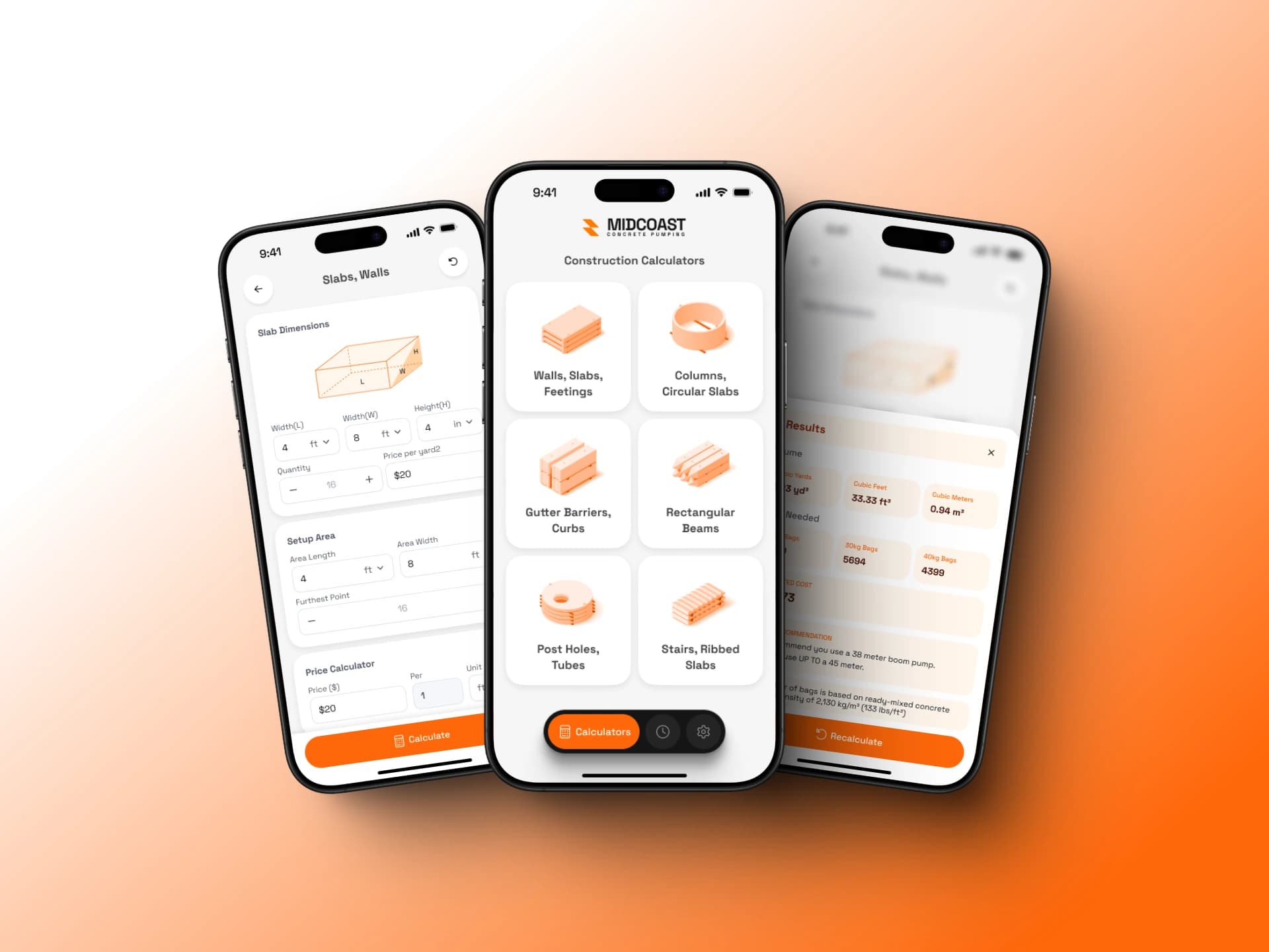 Construction Calculator App