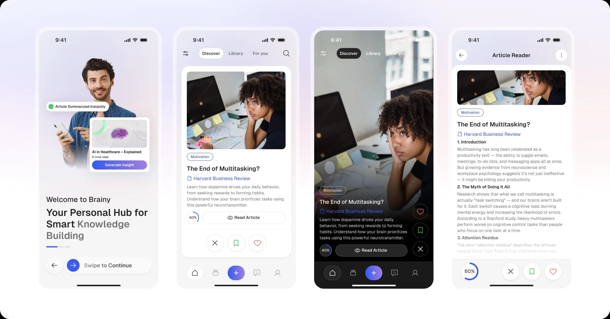 Brainy Knowledge Hub App