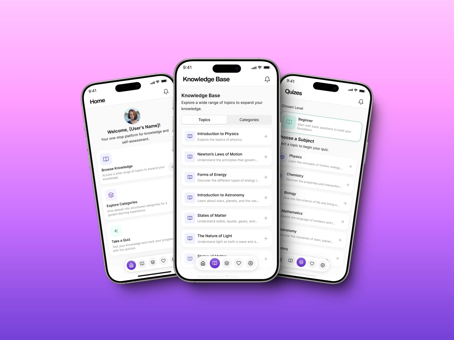 Knowledge Base Mobile App