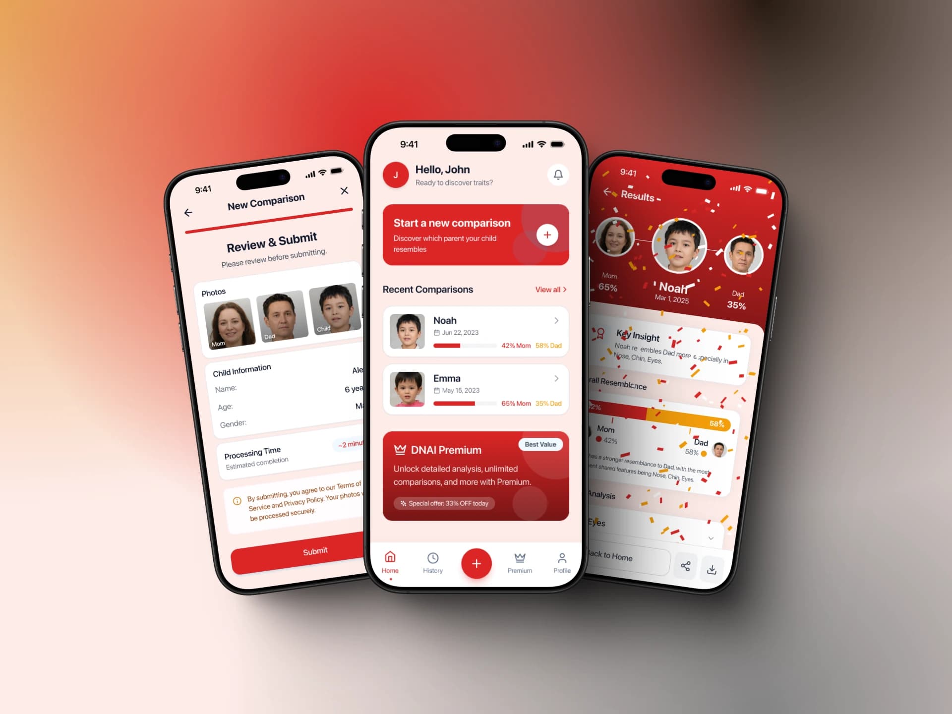 Family Comparison App