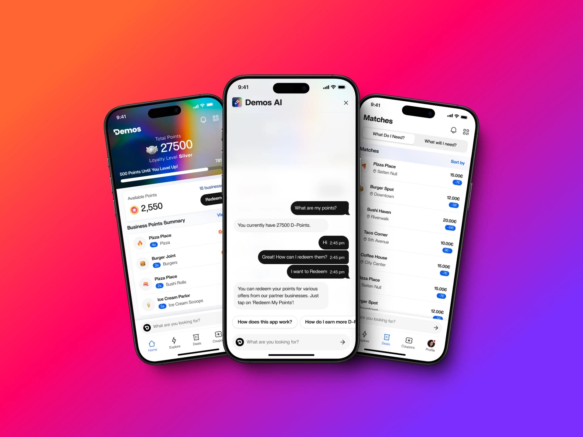 Demos Wallet App
