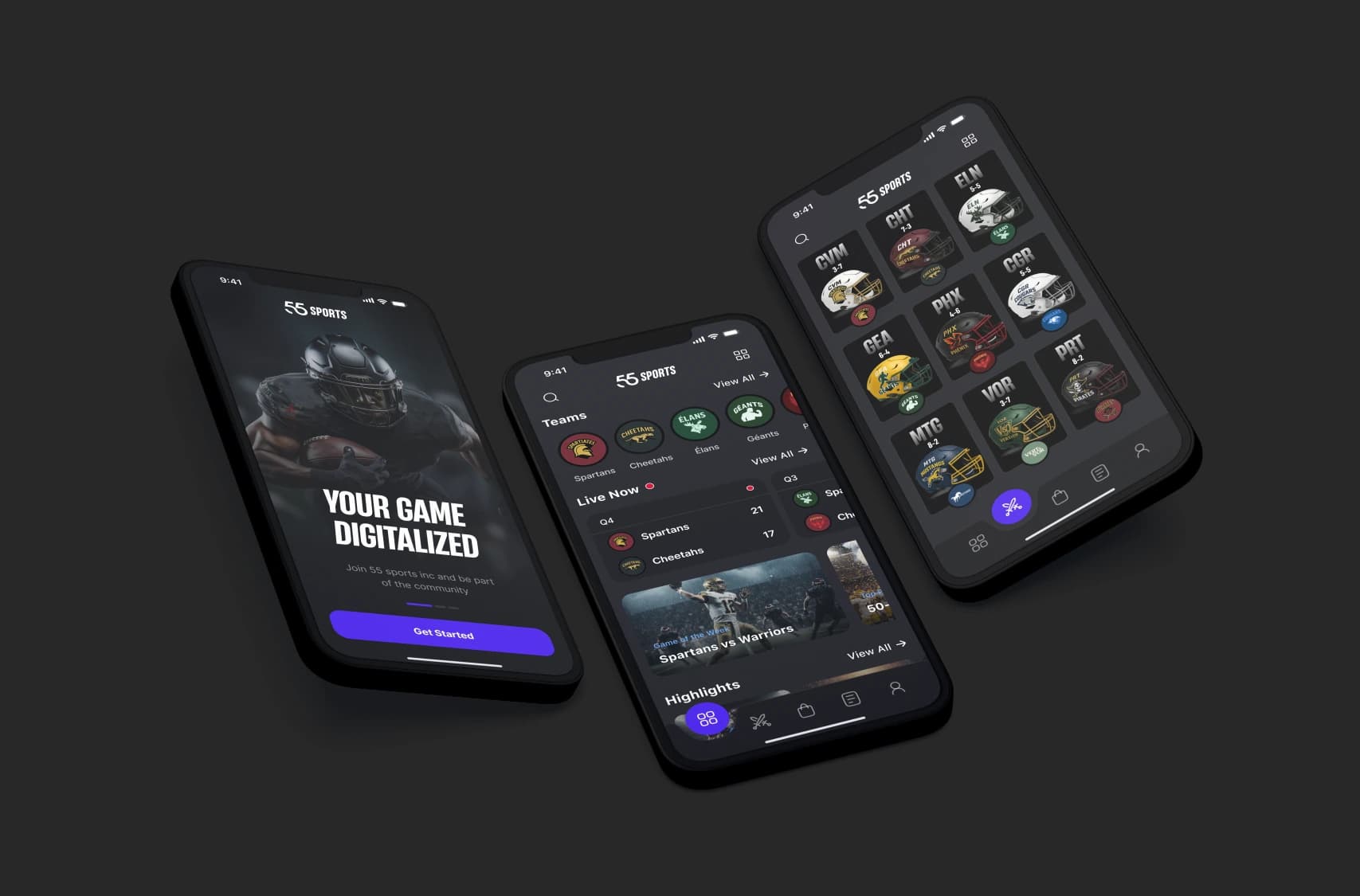 55 Sports Mobile App