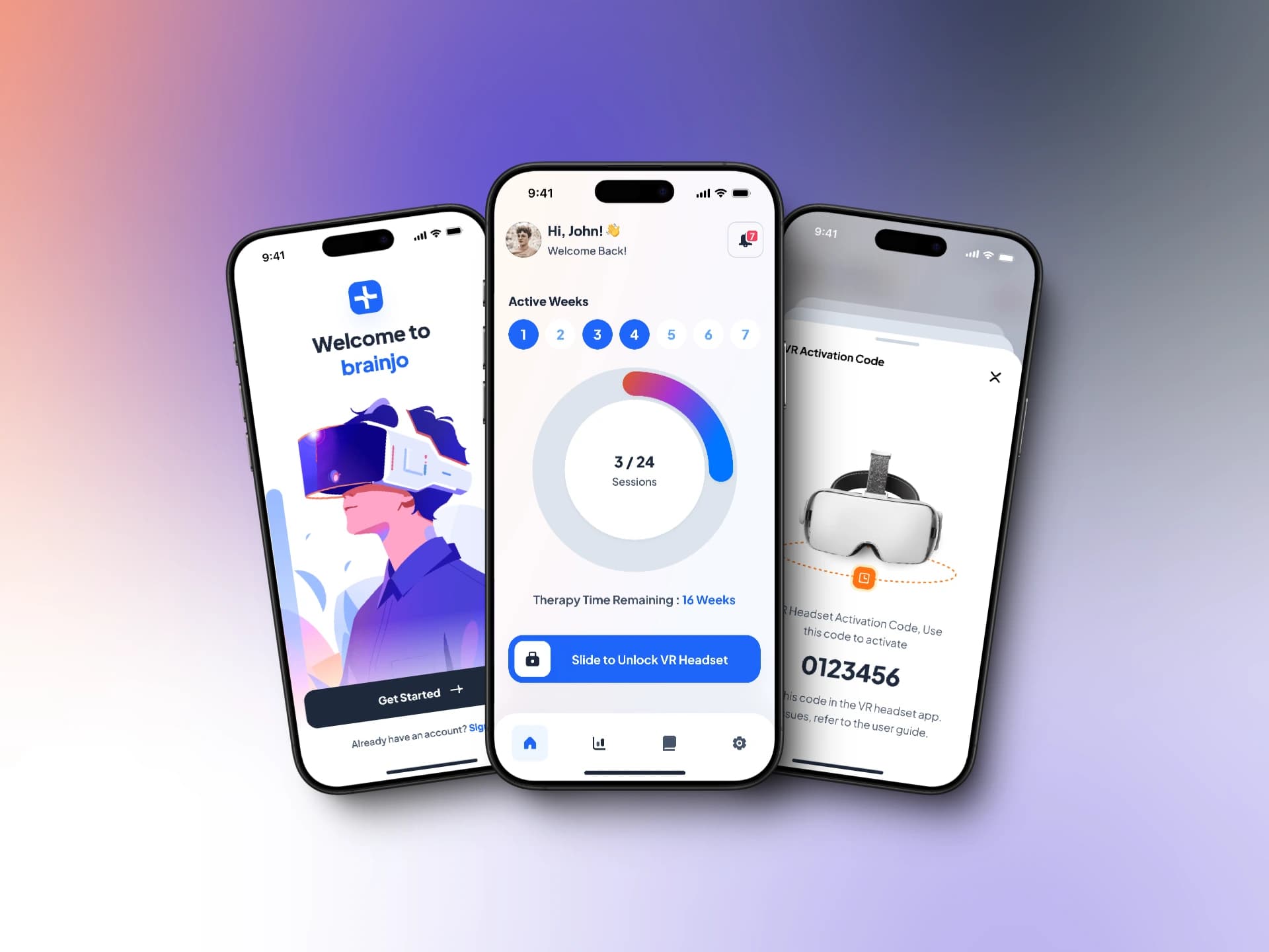 Brainjo VR Therapy App