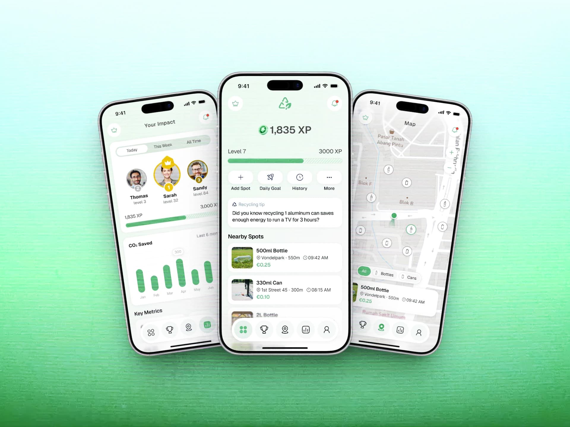 Health Map Green App