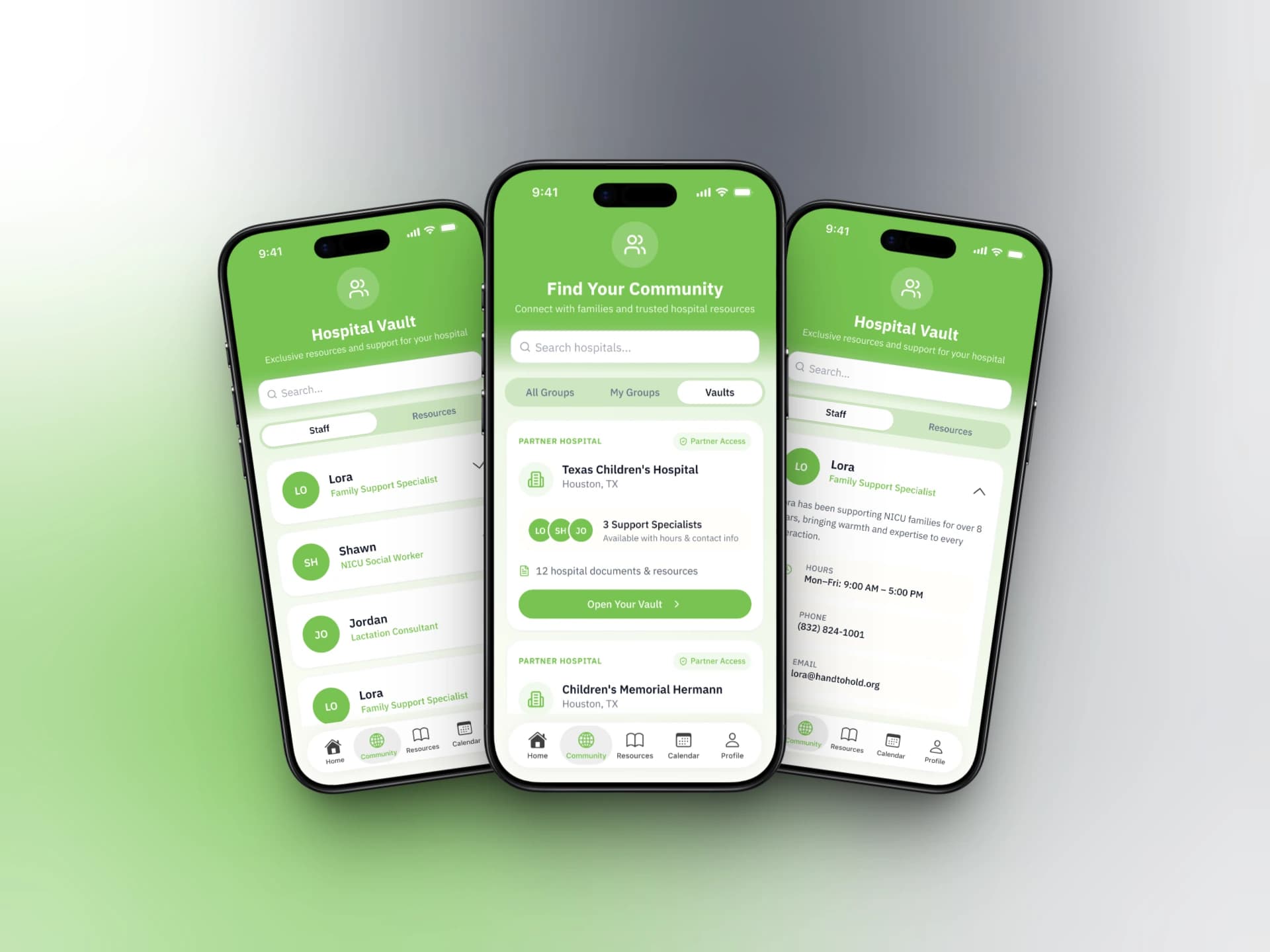Hospital Vault Mobile App