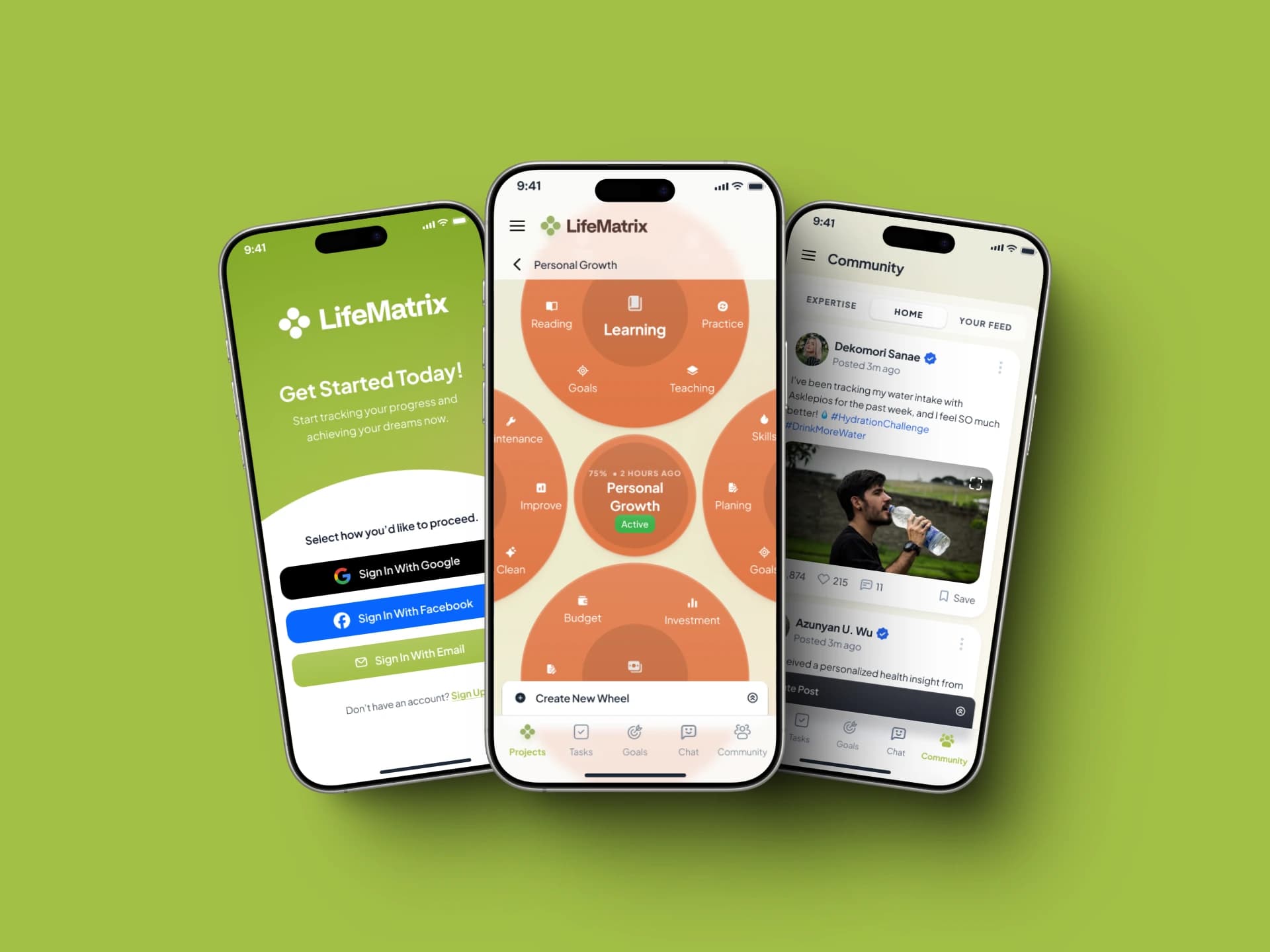 Life Matrix Mobile App