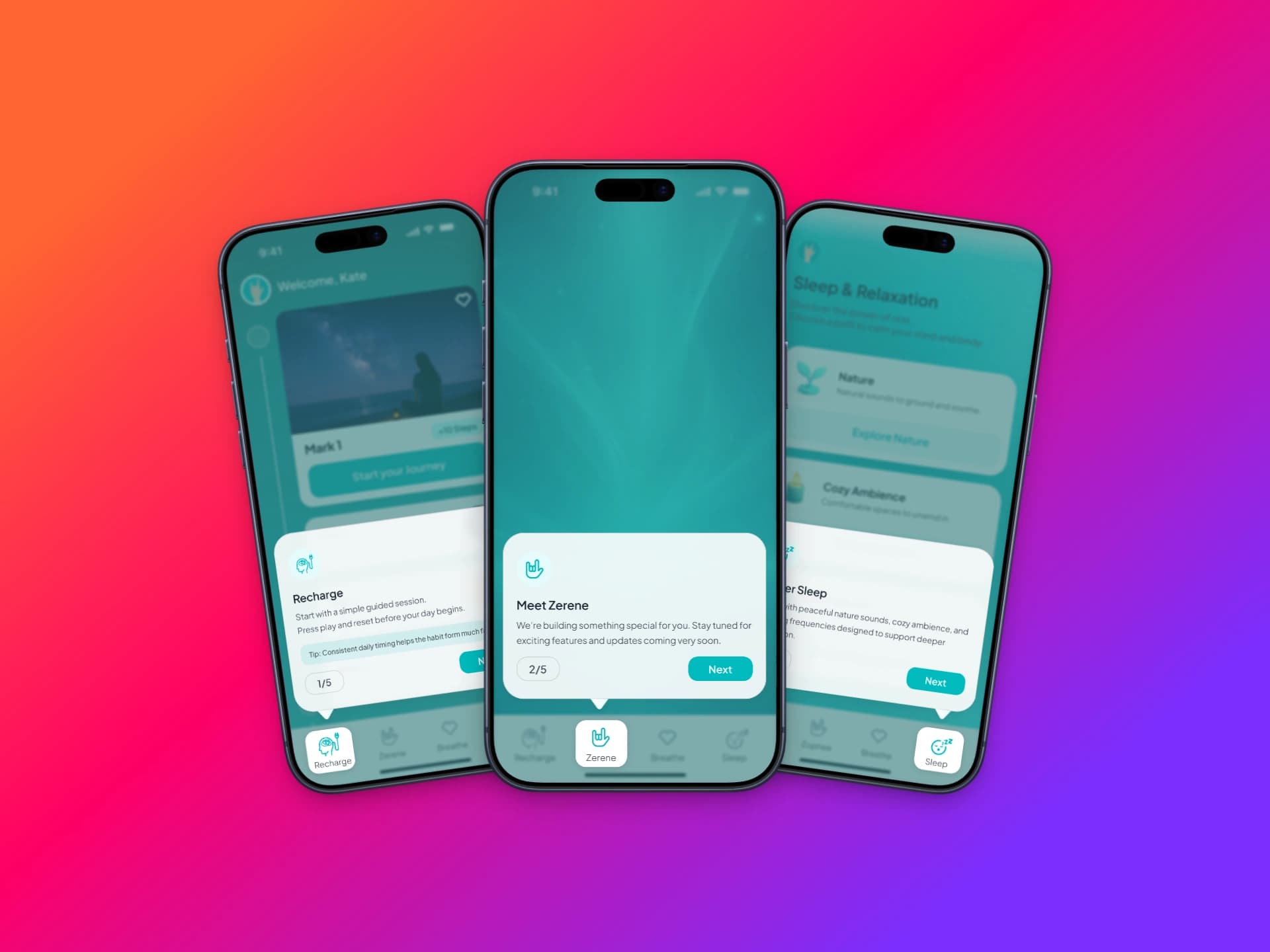 Teal Refuge Relaxation App