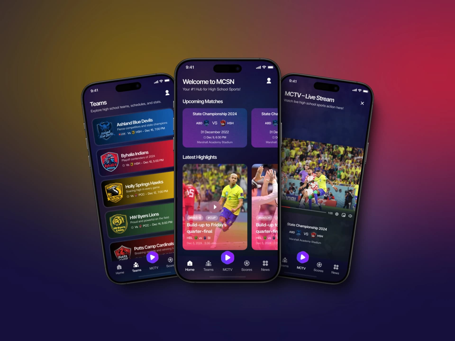 High School Sports News App
