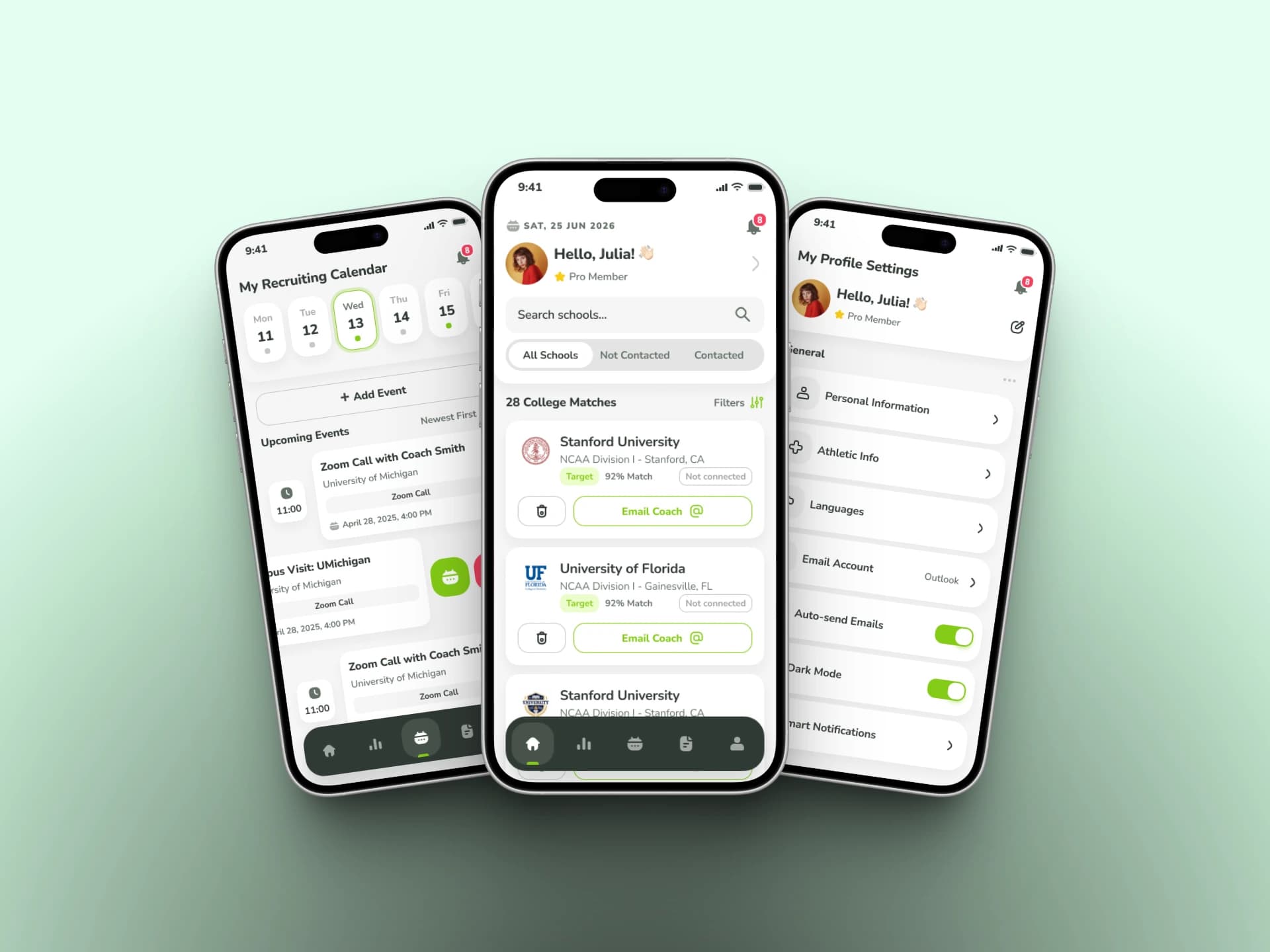 Green Scheduler App