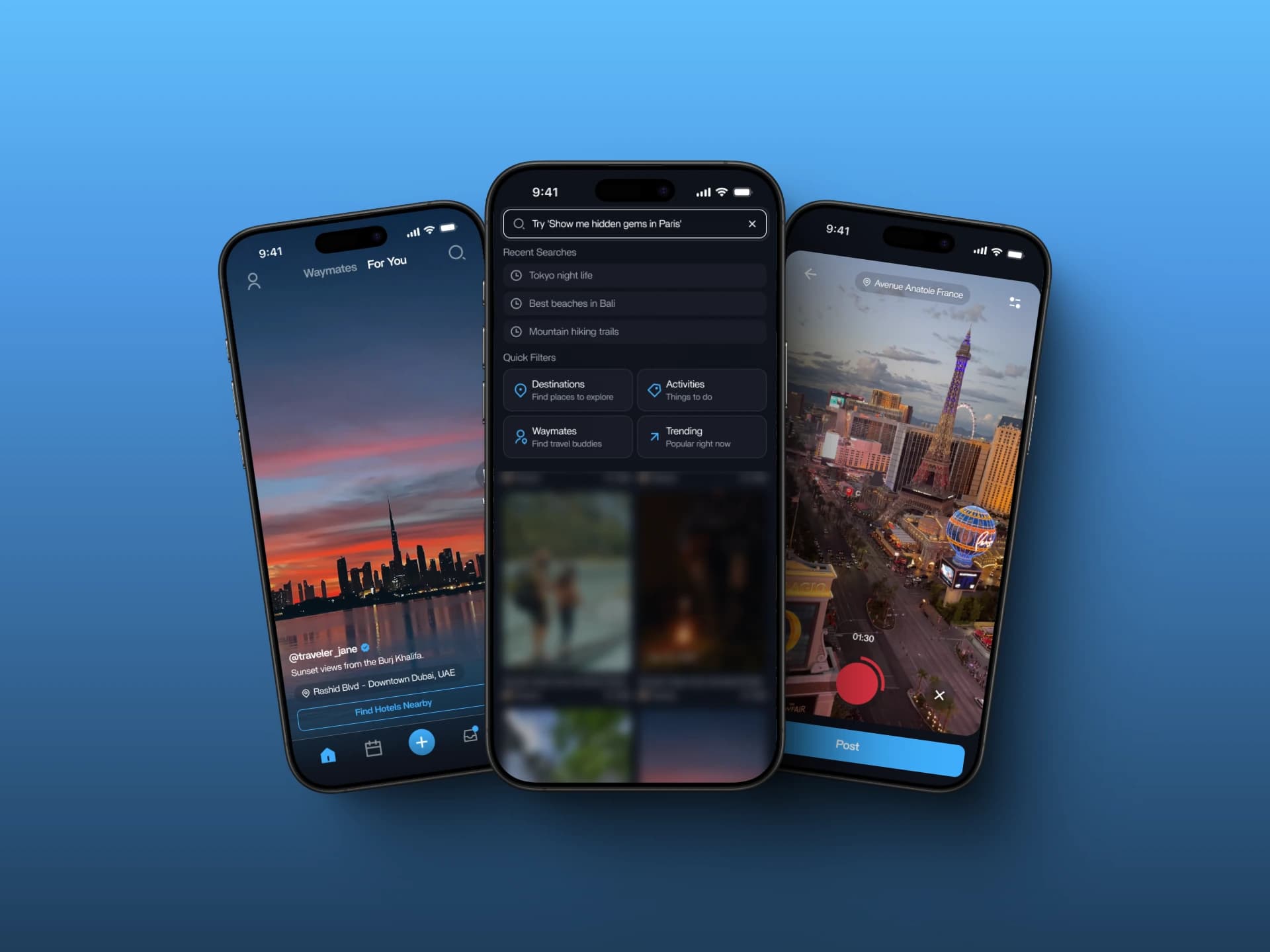 Blue City Social App