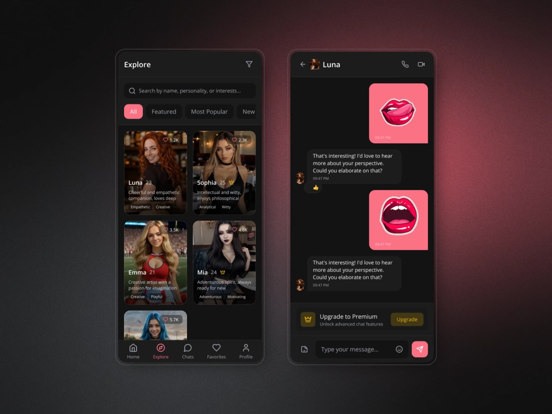 Dark Dating App
