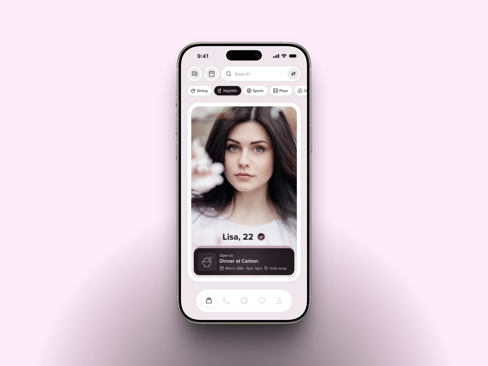 Dating Profile App UI