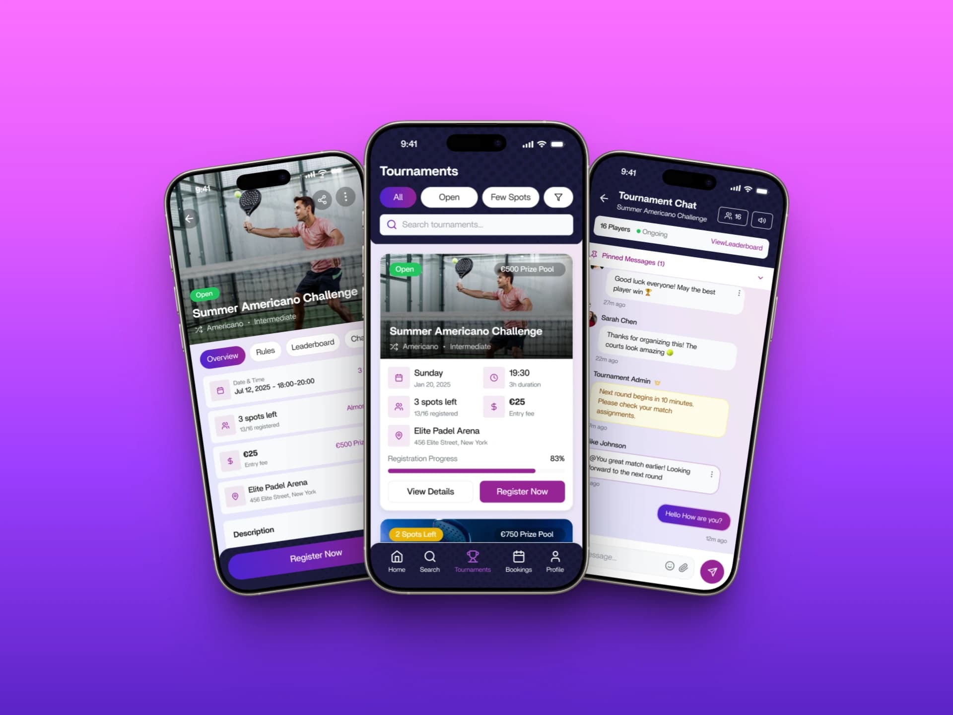 Sports Tournament Management App