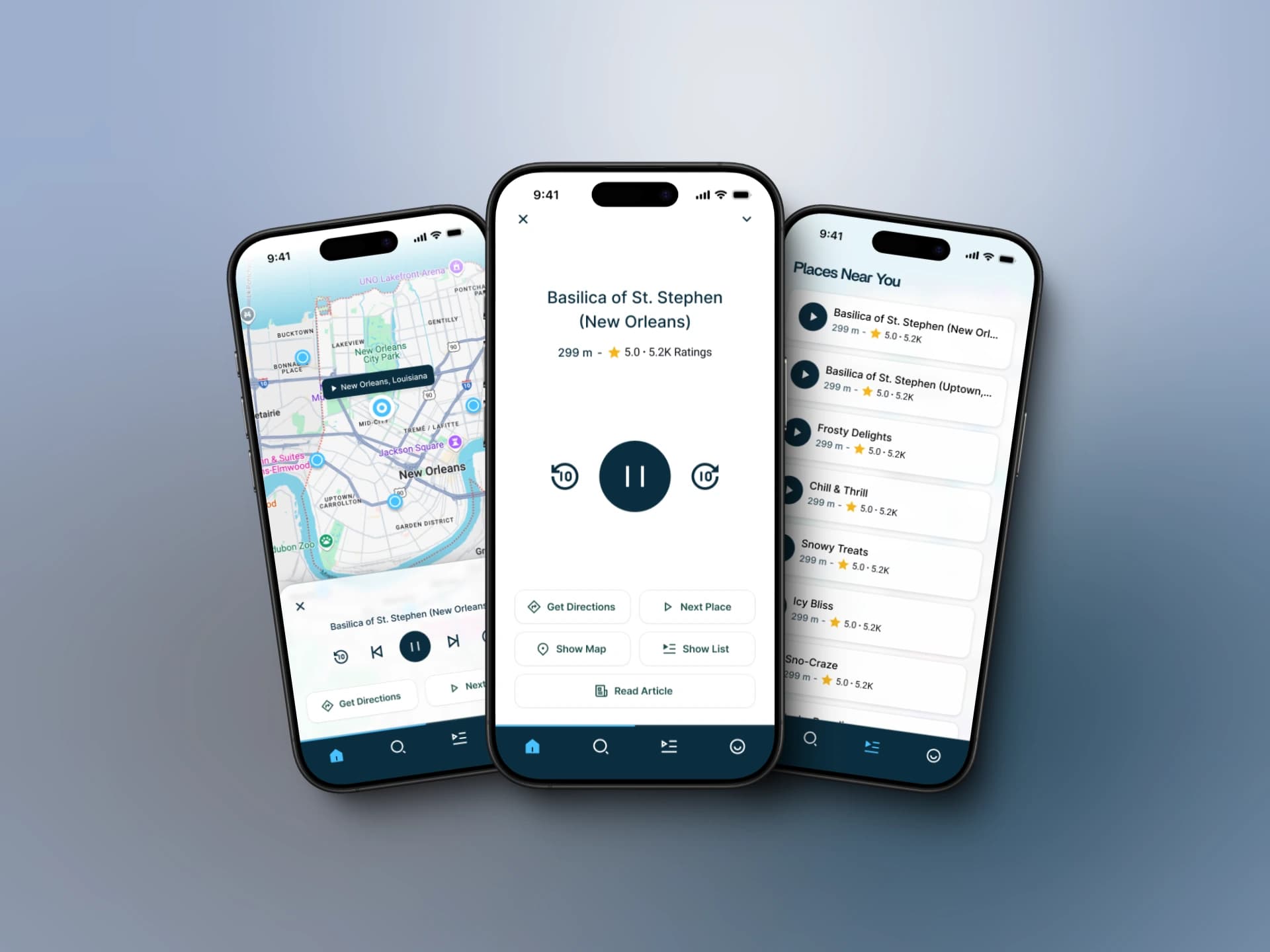 Navigation App UI Design