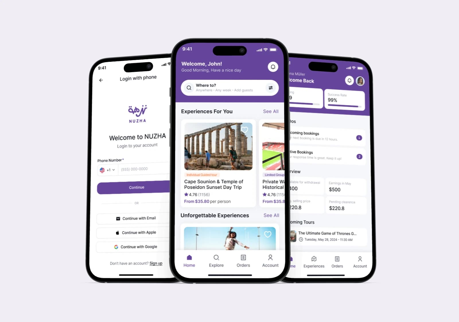 Nuzha Travel Booking App