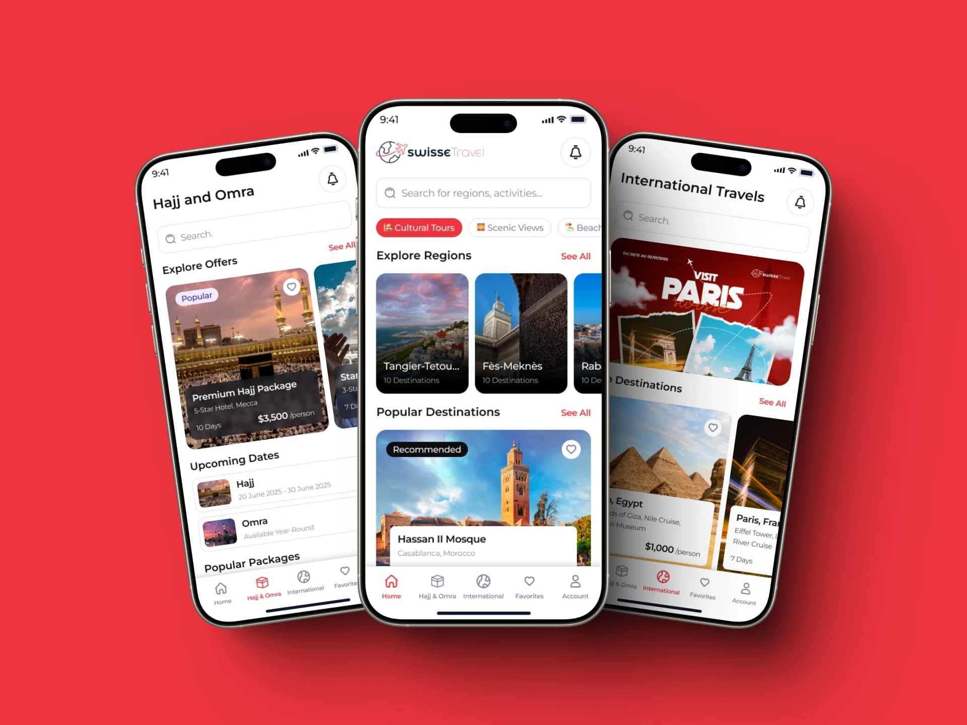 Travel Planner Red App
