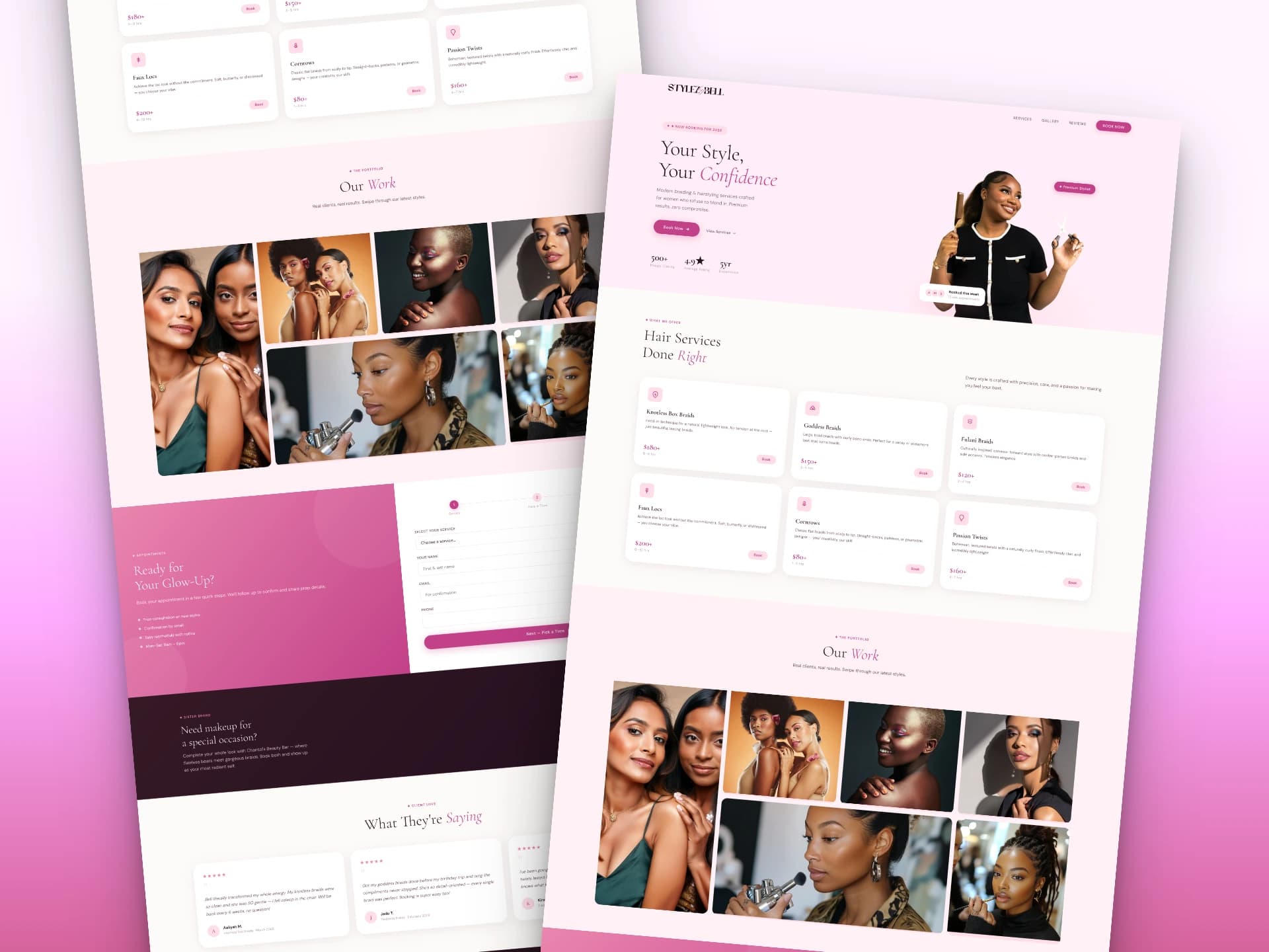 Beauty Salon Website Design