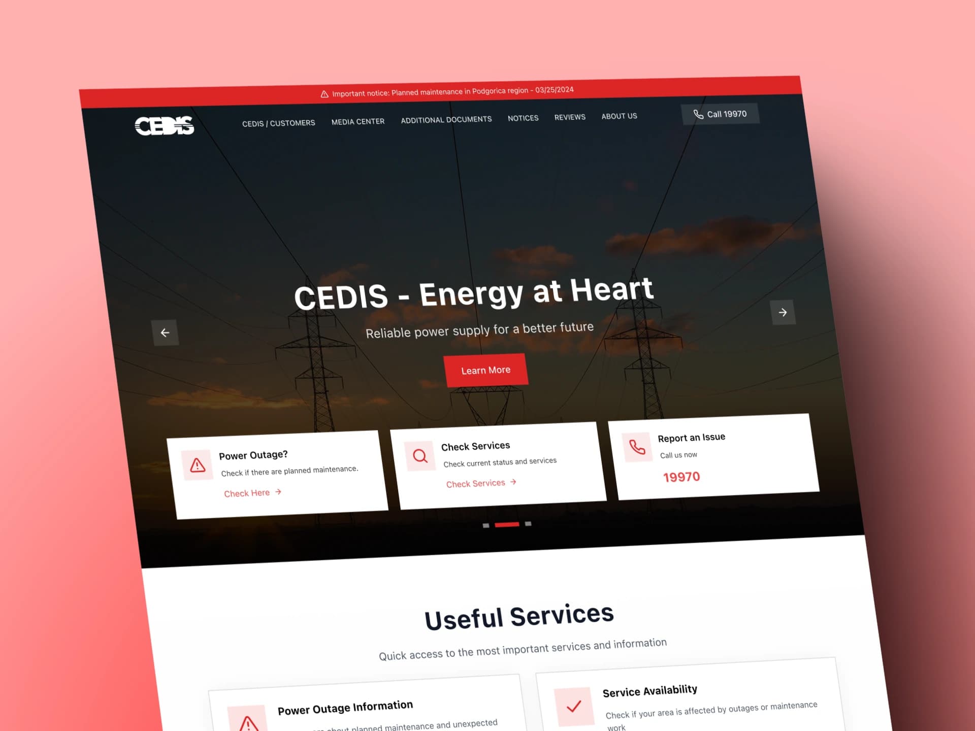 CEDIS Energy Website