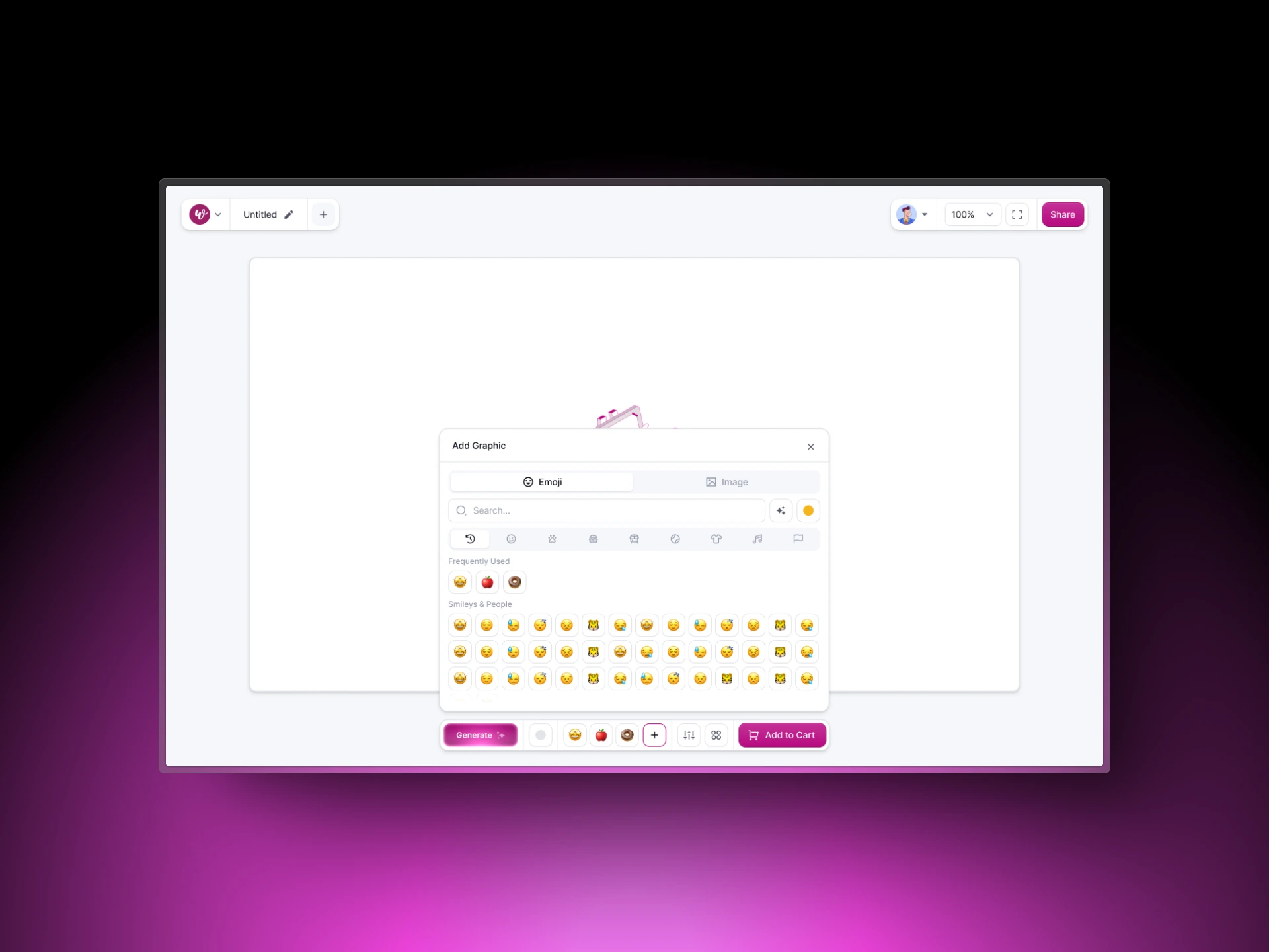 Graphic Design Web App