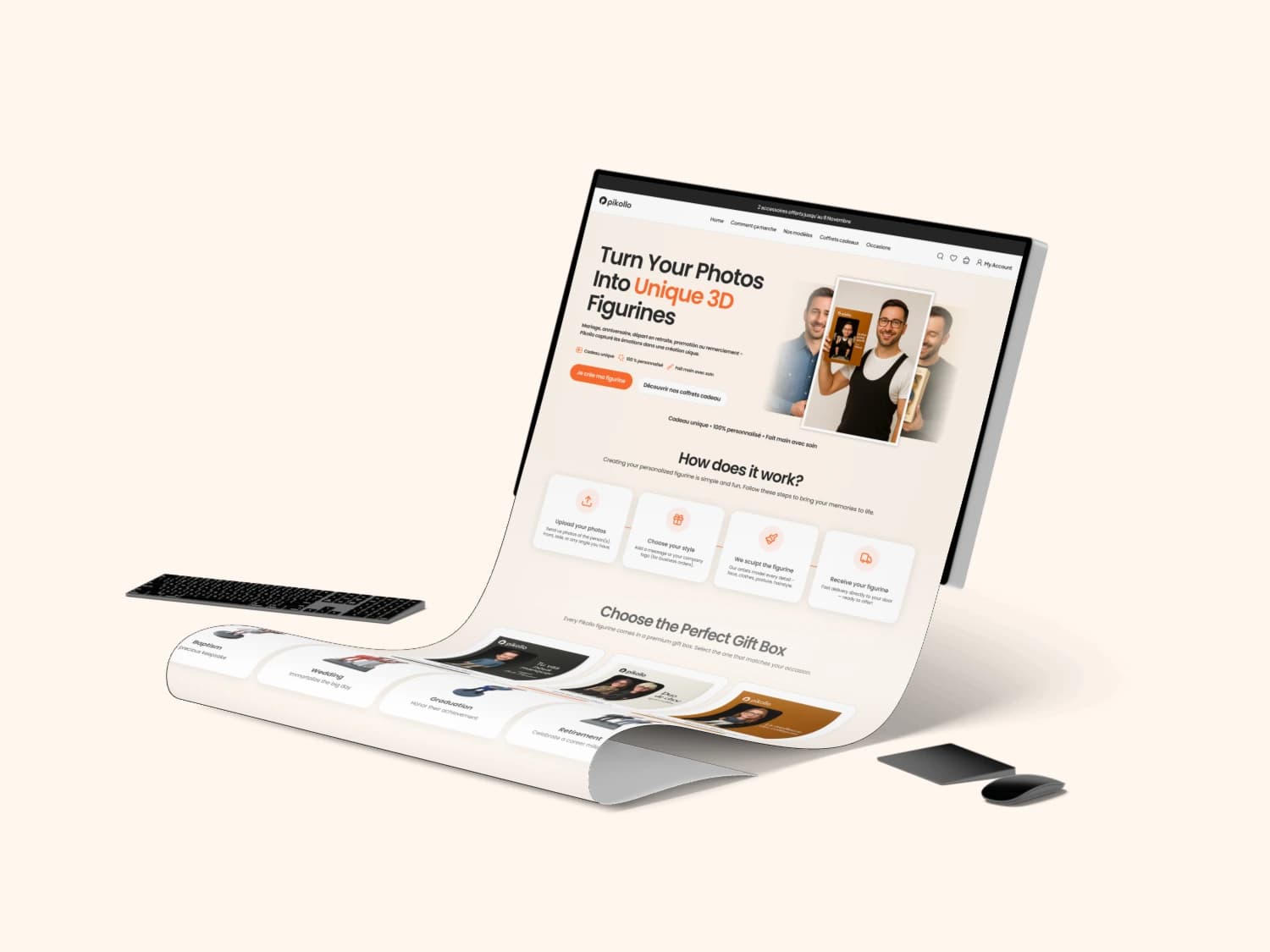 3D Figurine Customization Website