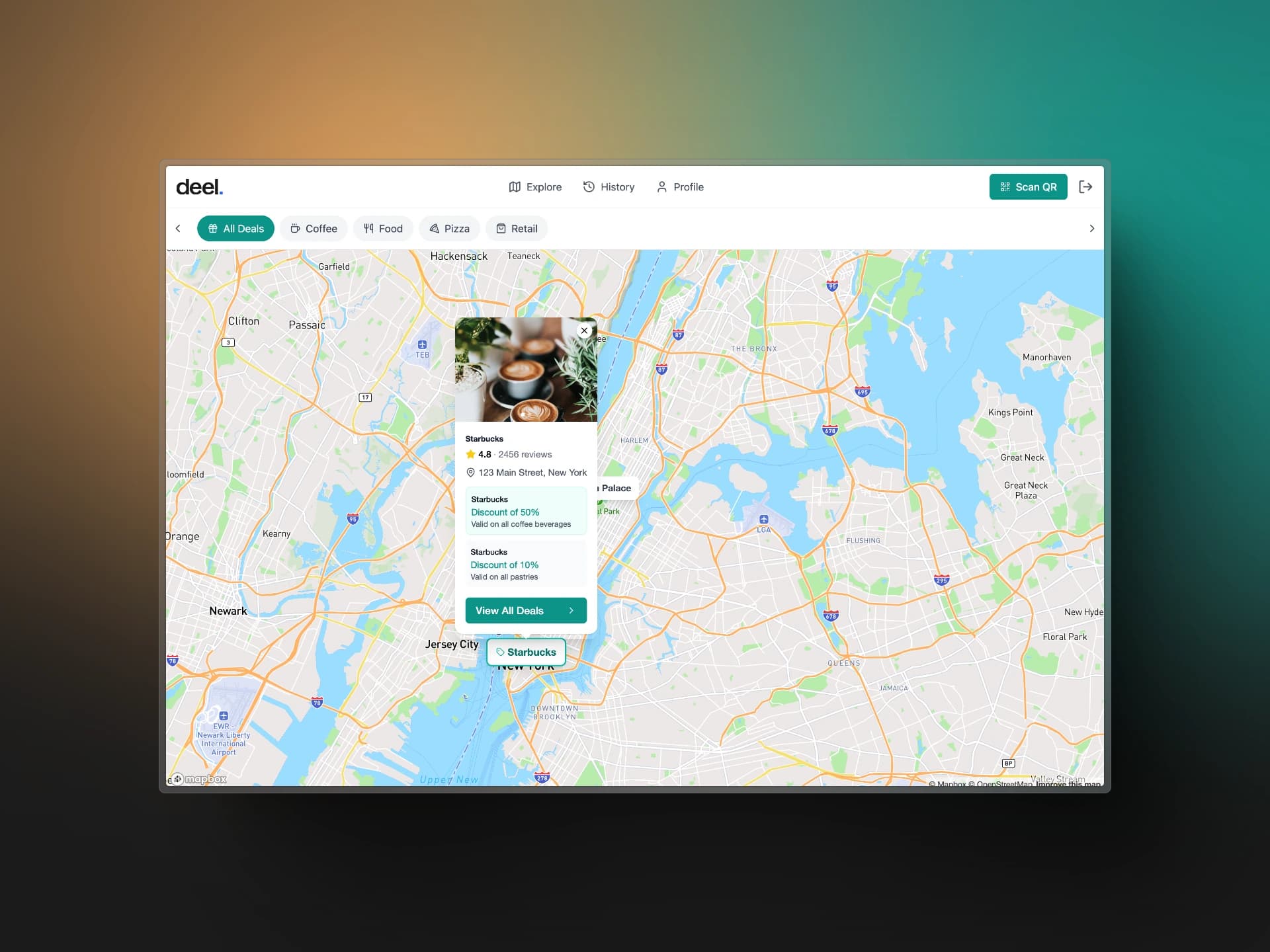 Local Deals Map Web App