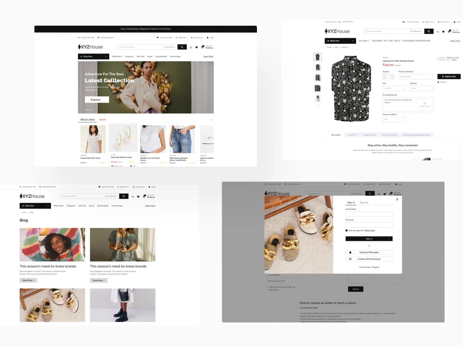Fashion E-commerce Website