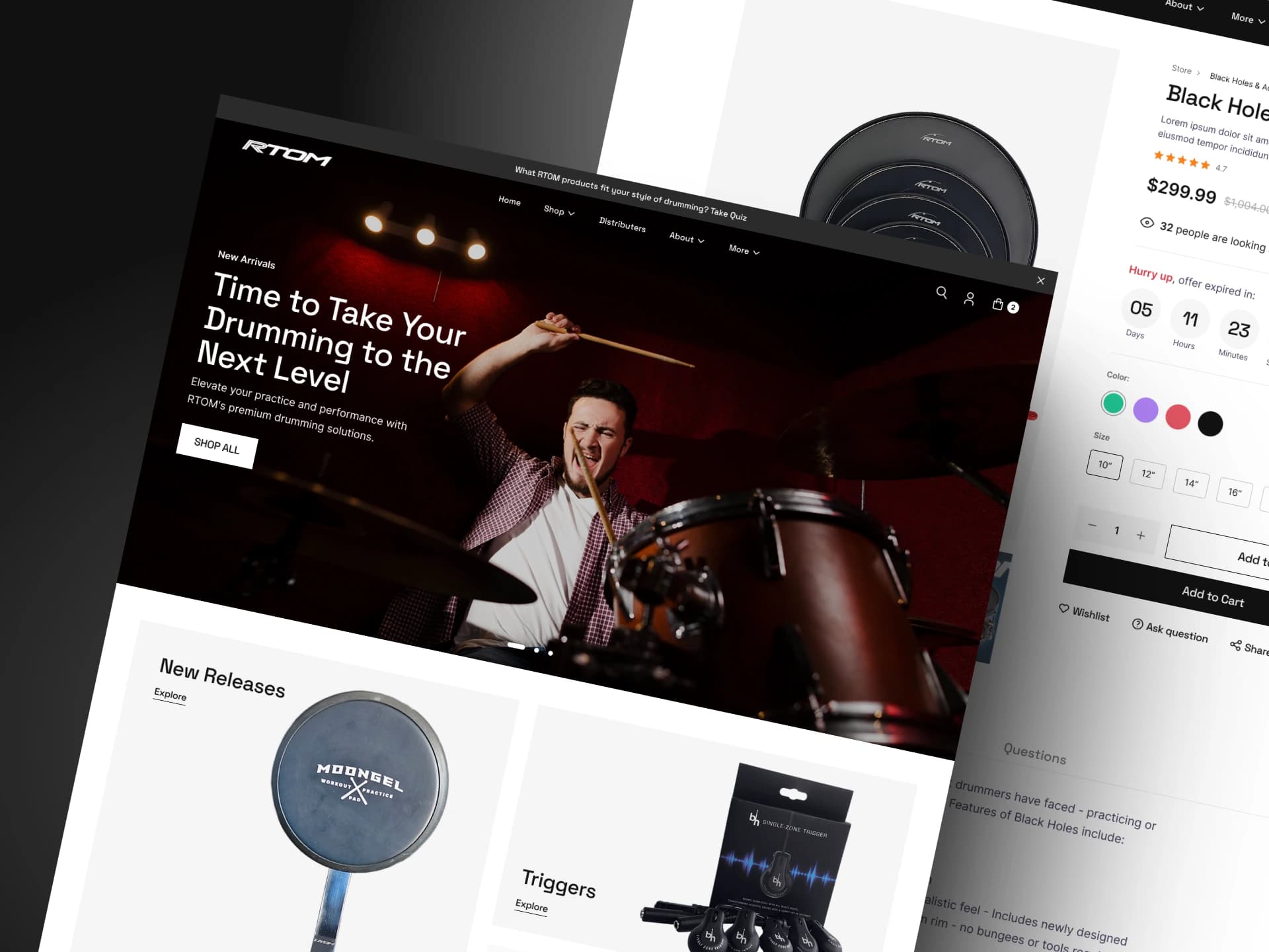 RTOM Drumming Products Website