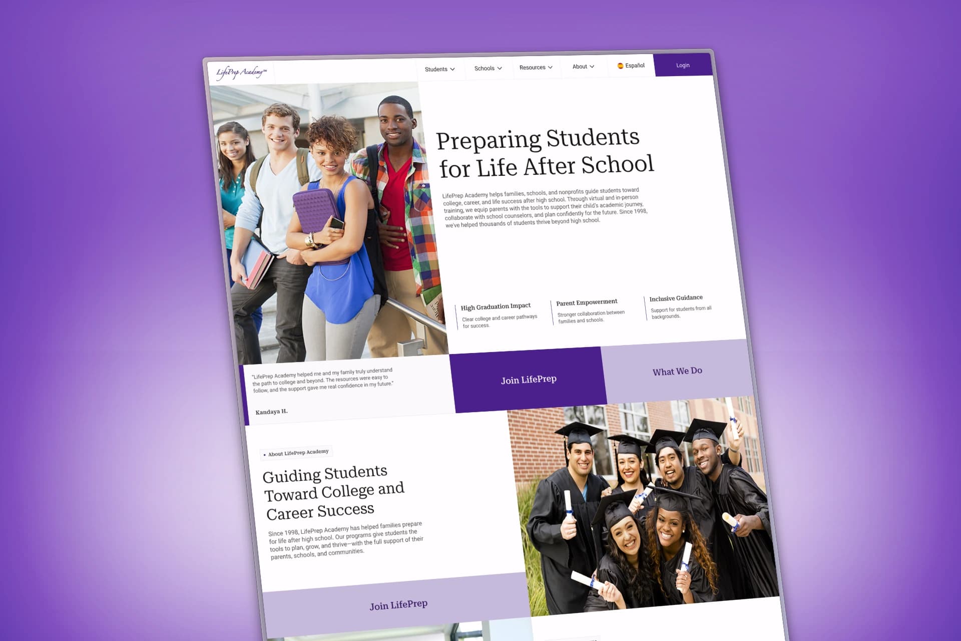 Student Life Educational Website