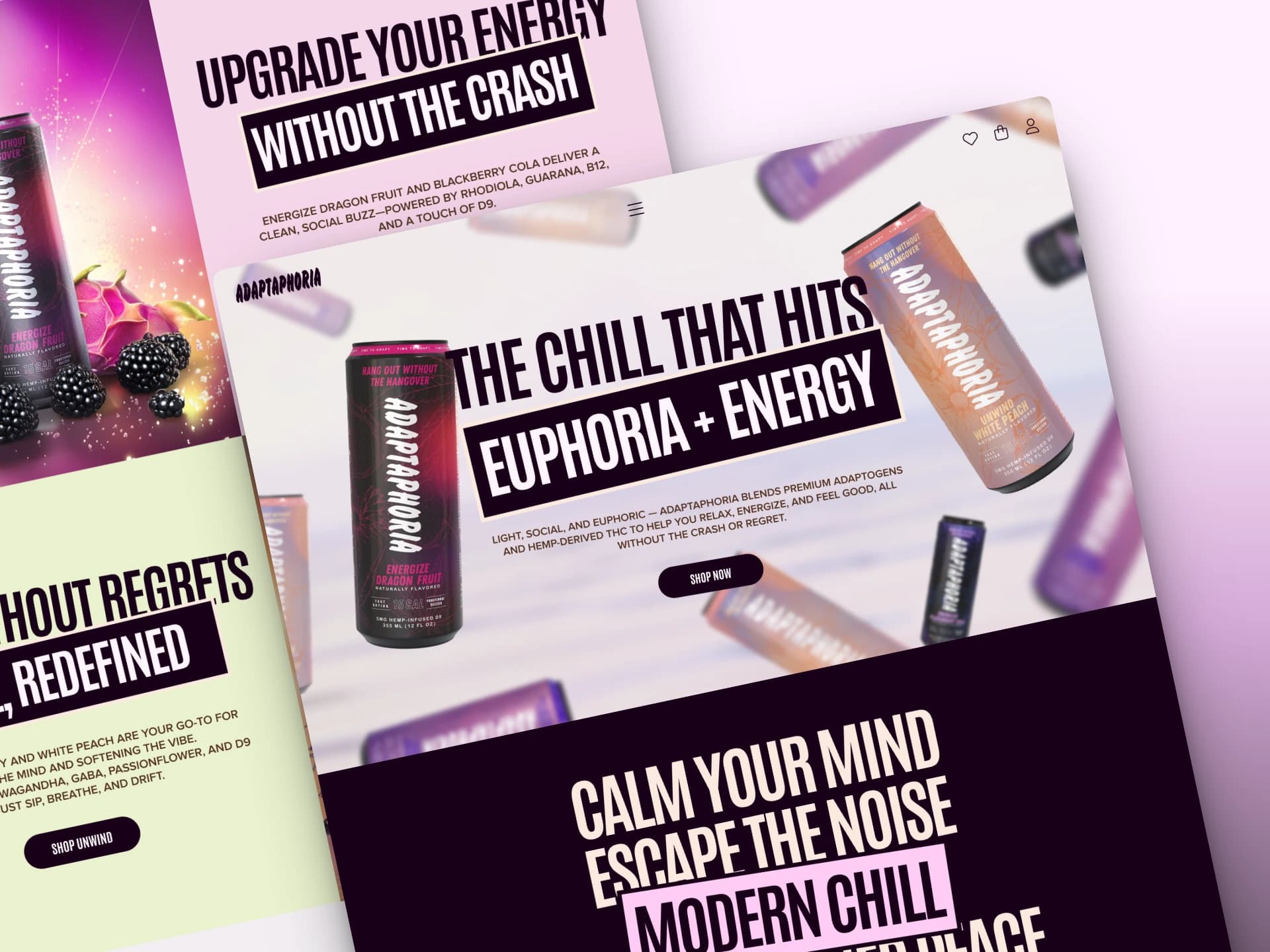 Energy Drink Campaign Website