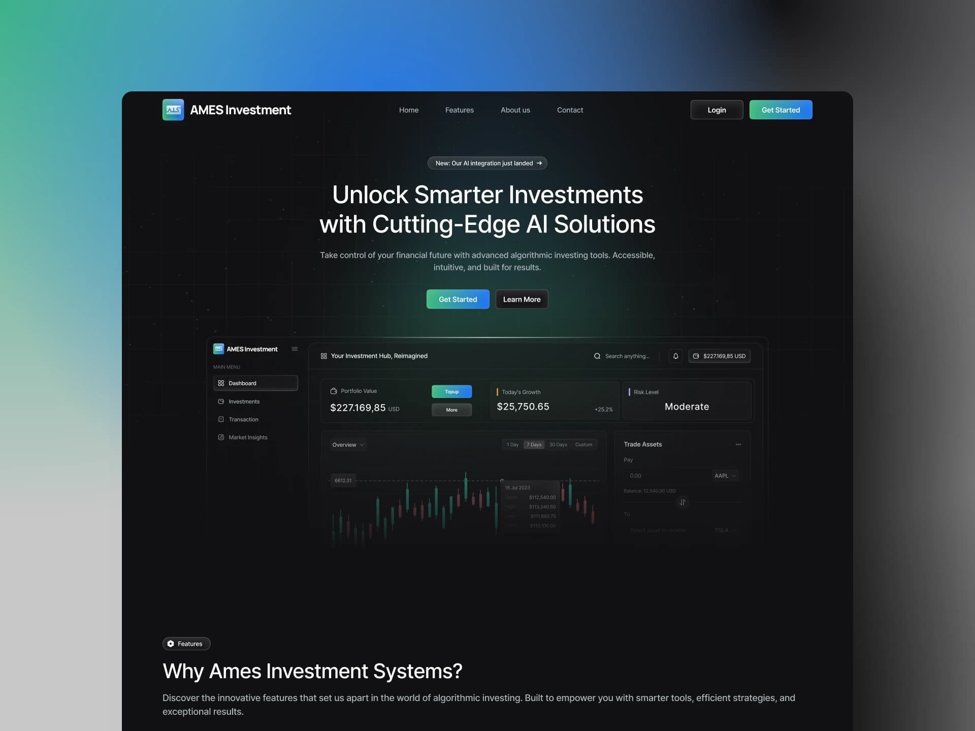 Ames Investment Platform
