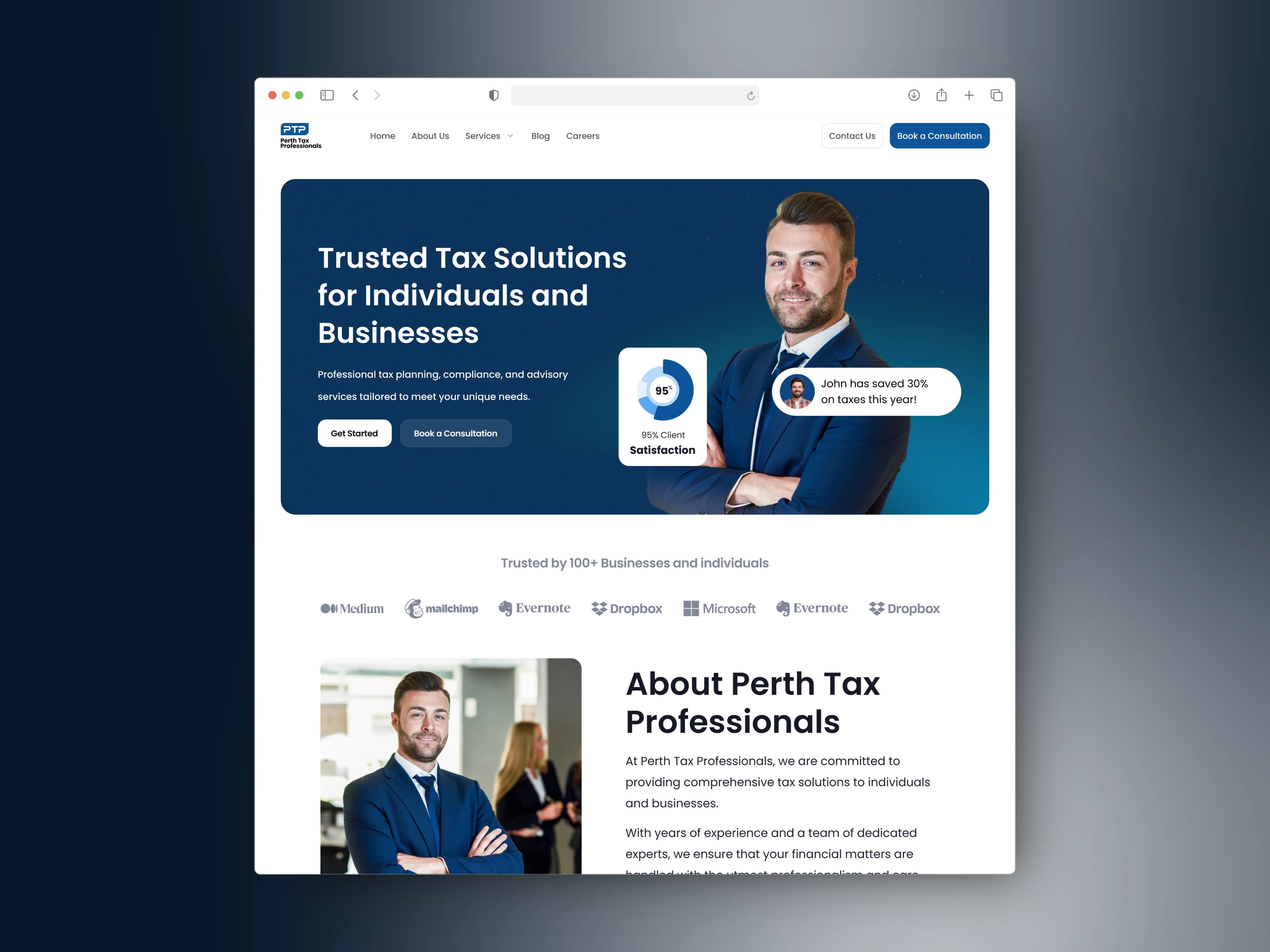 Perth Tax Professionals Website