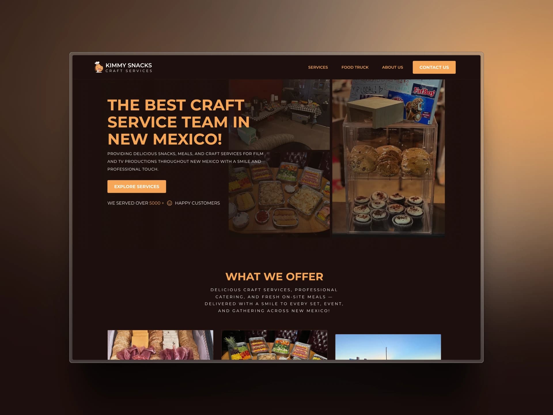 Craft Services Website