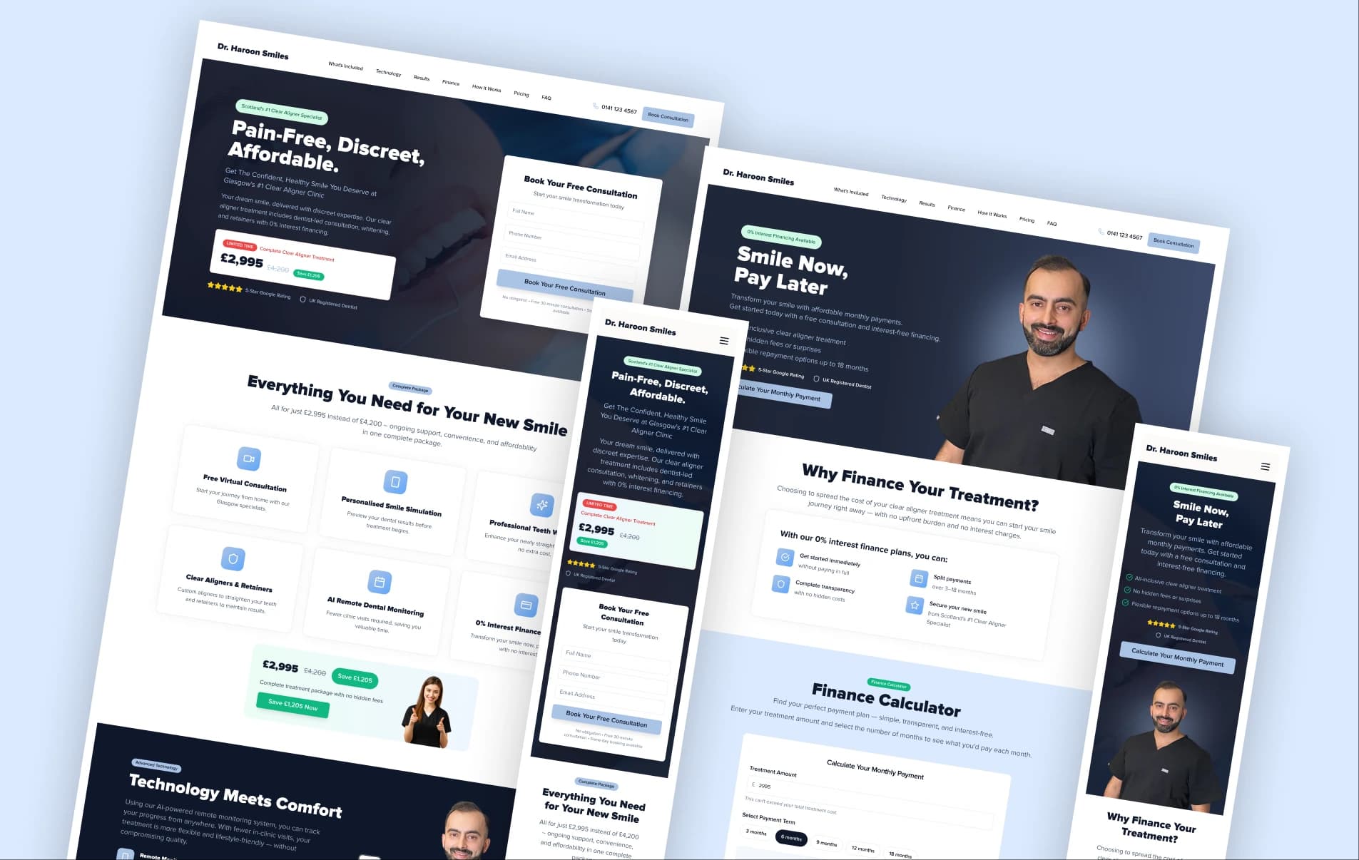 Dr. Haroon Smiles Website