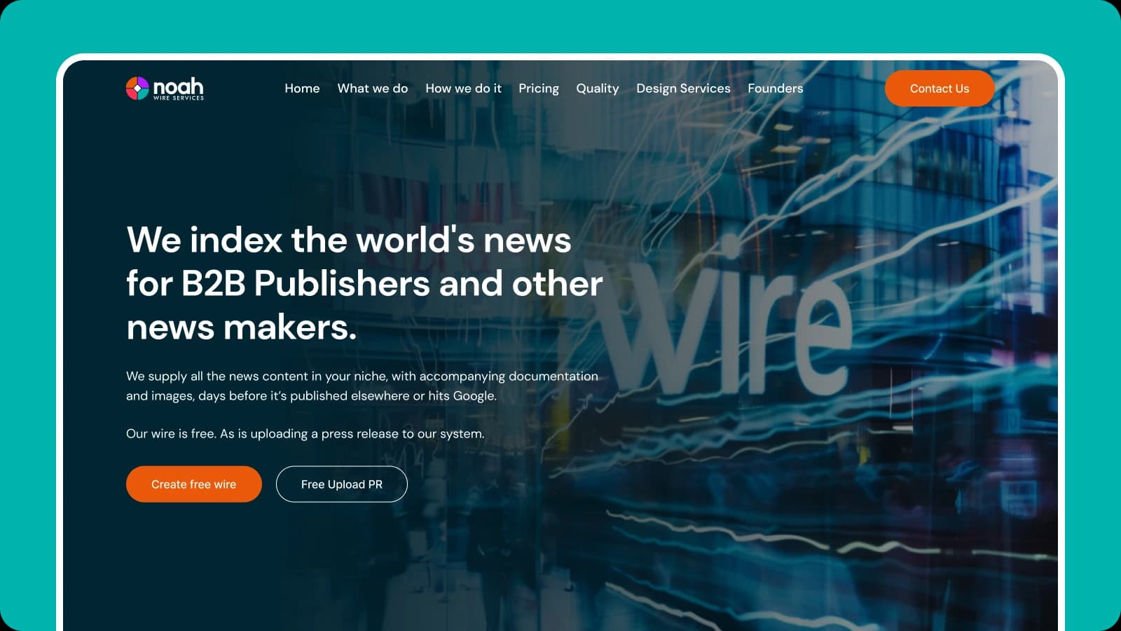 Noah Wire Services Website