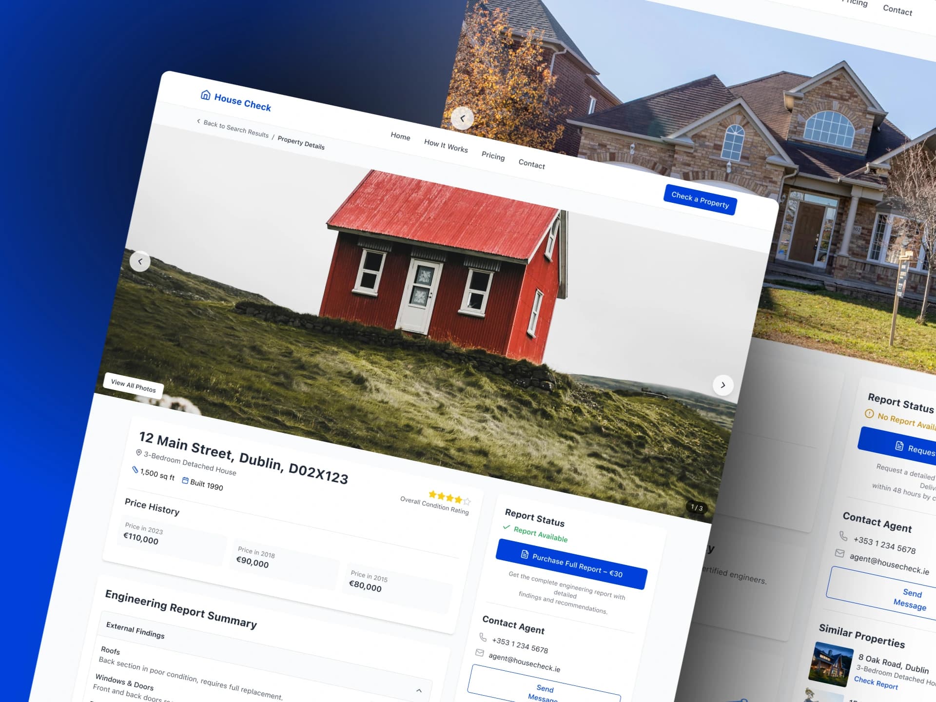 Real Estate Listing Website
