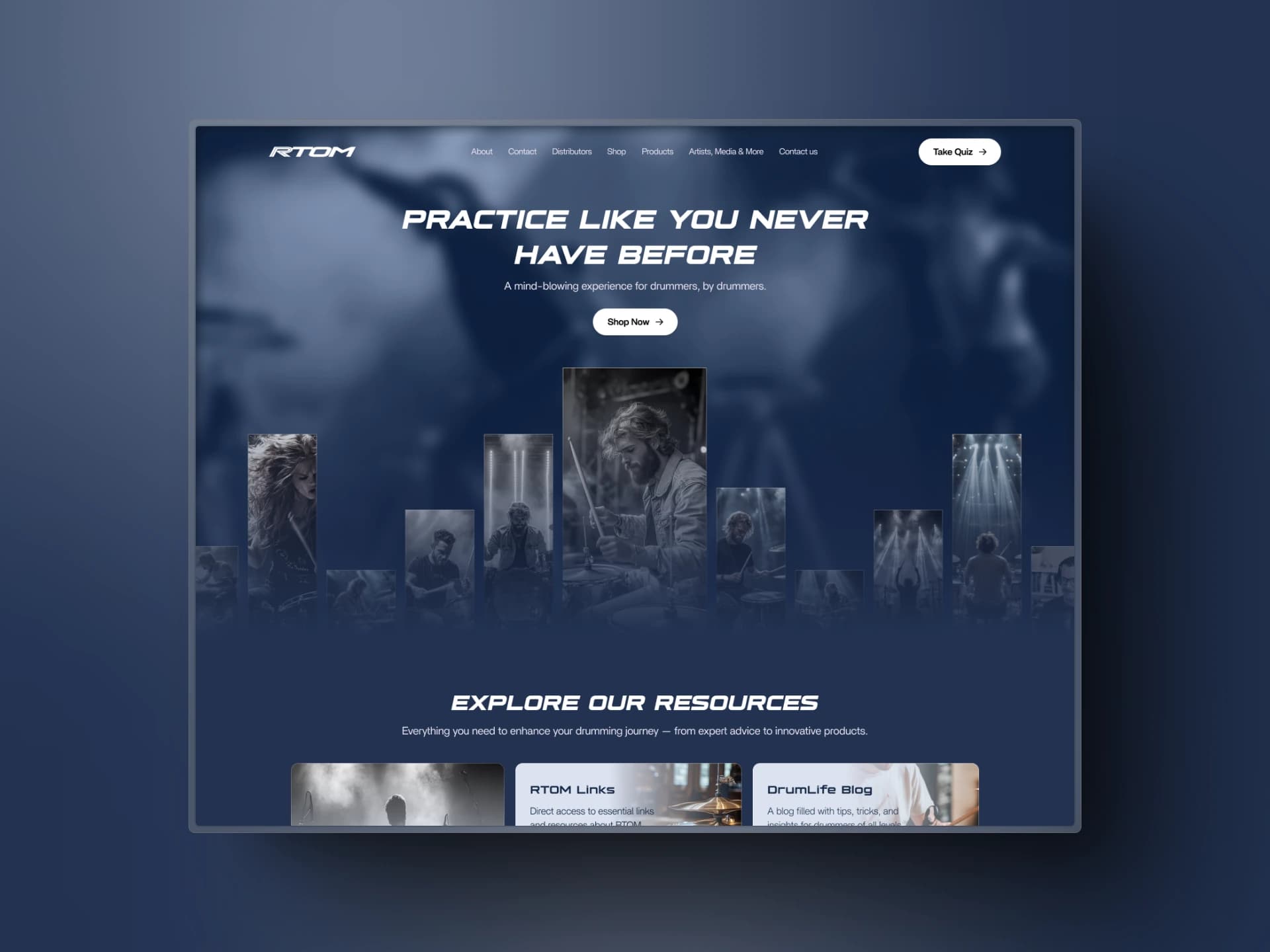 RTOM Drumming Resources Website