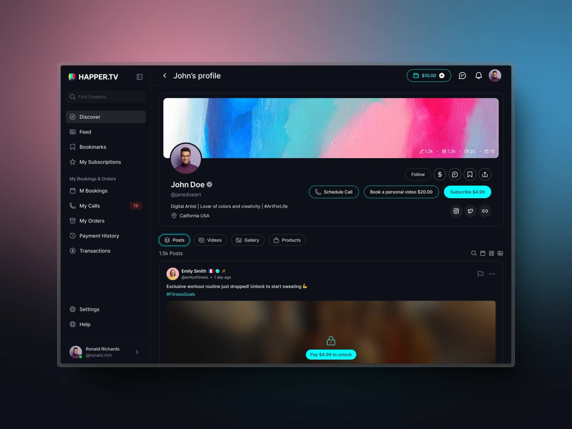 Happer TV Social Platform
