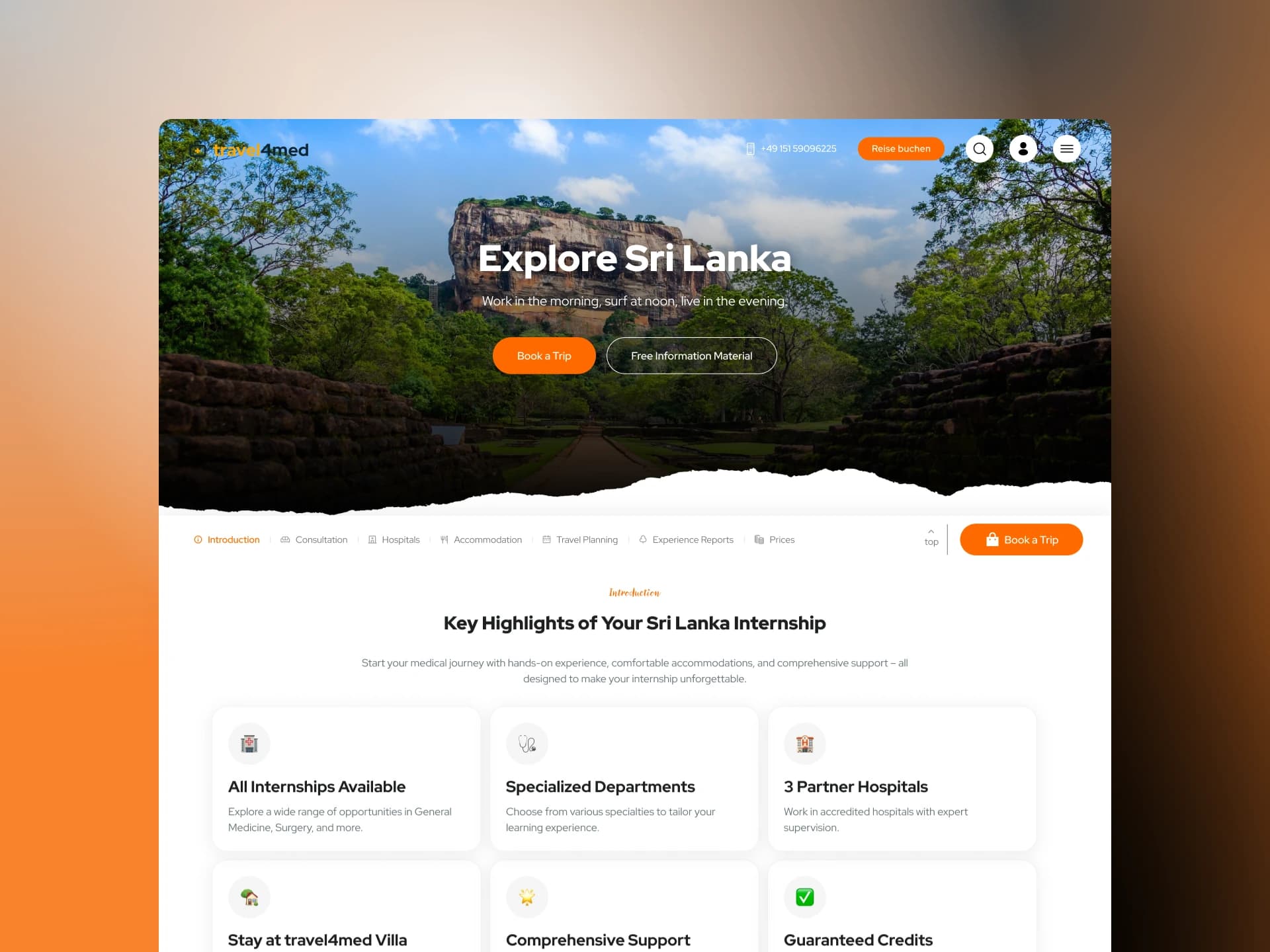 Travel4med Website